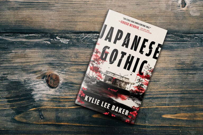 Japanese Gothic Book on a wooden table