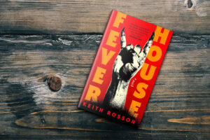 Fever House Book on wooden table
